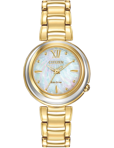 Citizen Women Diamond Watch Gold EM0334-54D 2023