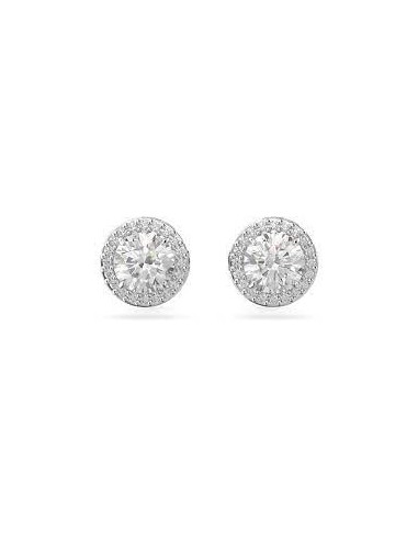 Constella stud earrings Round cut, Pavé, White, Rose gold-tone plated 5636275 5636269 de pas cher