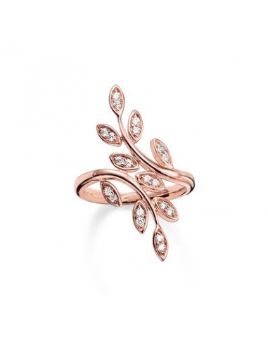 Thomas Sabo Women's Ring Tendrils small Rose Gold Plated TR2017-416-14-54 acheter en ligne