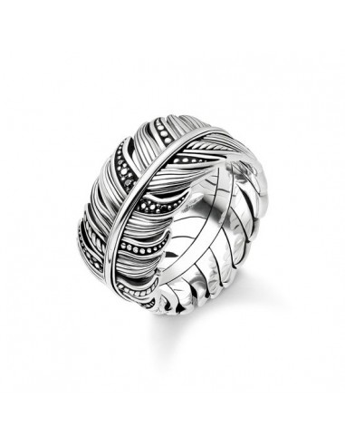 Thomas Sabo Unisex Ring Feather Pavé TR2159-643-11 2 - 3 jours ouvrés.