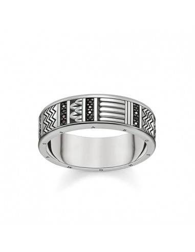 Thomas Sabo Unisex Ring Hieroglyphs Ornamentation TR2108-643-11 Paris Déstockage Promo