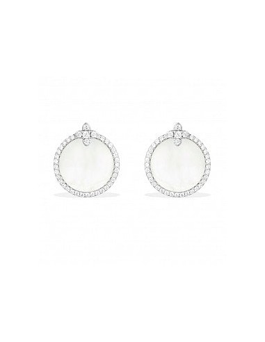 APM Underlobe Earrings with Mother of Pearl AE10108XNA livraison et retour toujours gratuits