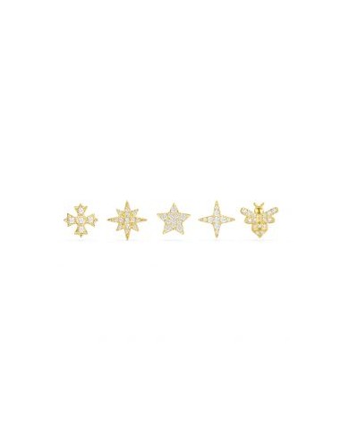 APM Stars And Bumble Bee Studs Set - Yellow SilverT AE10732OXY 2024