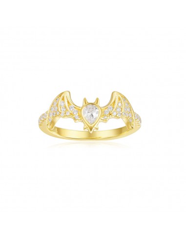 APM Yellow Silver Flying Bat Ring A18507OXY Economisez 