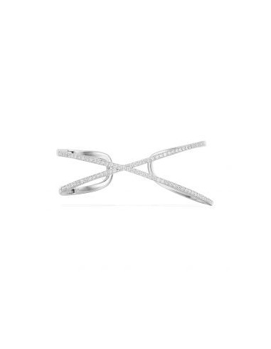 APM Silver X-Shape Cuff AB3555OX Amélioration de cerveau avec