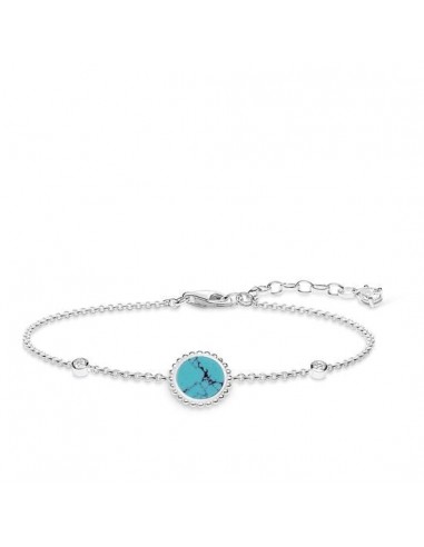 Thomas Sabo Bracelet "Turquoise Stone" A1767-405-17 Venez découvrir notre 