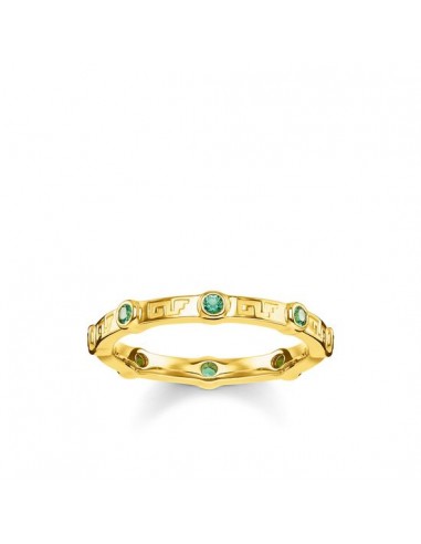 Thomas Sabo Ring "Green Stone" TR2179-472-6-54 Venez découvrir notre 