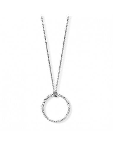 Thomas Sabo Charm Necklace "Circle Large" X0251-637-21 rembourrage situé sous