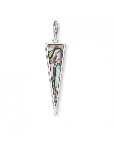 Thomas Sabo Charm Pendant "Triangle Mother-of-pearl Turquoise" Y0026-509-7 Dans la société mordern