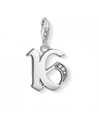 Thomas Sabo Charm Pendant "16" 1509-643-21 Livraison rapide