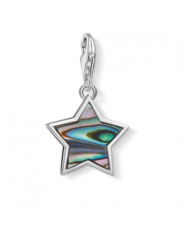 Thomas Sabo Charm Pendant "Star Mother-of-pearl Turquoise" 1533-509-7 Pour