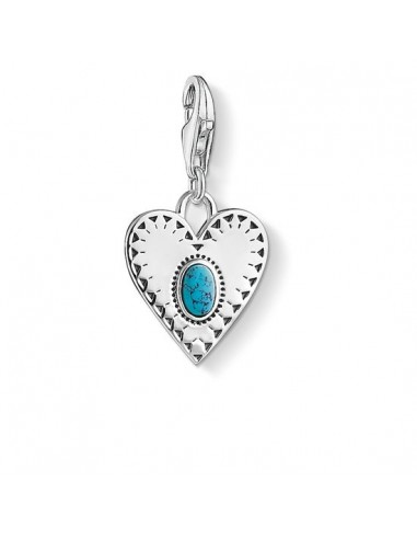 Thomas Sabo Charm Pendant "Heart Turquoise Stone" 1684-878-17 Dans la société mordern