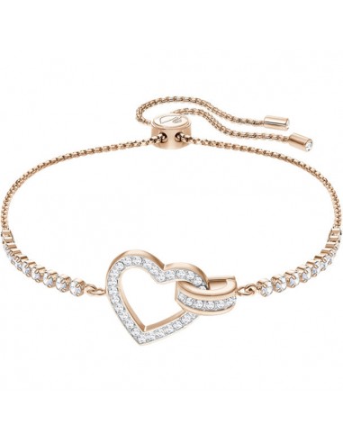 Swarovski Lovely Bracelet, White, Rose Gold Plating 5636443 est présent 