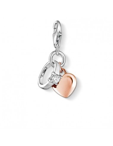 Thomas Sabo Charm Pendant "Ring With Heart" 1000-416-14 Comparez plus de prix