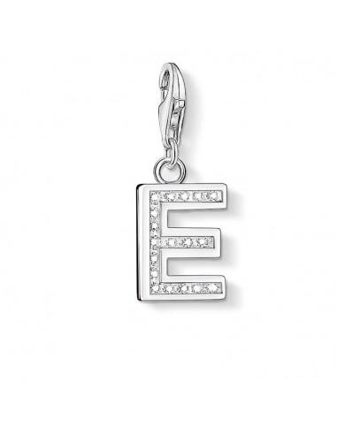 Thomas Sabo Jewellery E Charm White 925 Sterling Silver/ Zirconia 0227-051-14 des créatures d'habitude