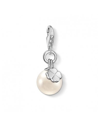 Thomas Sabo Charm Pendant "Pearl With Cloverleaf" 1461-082-14 Découvrez la collection