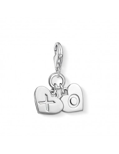 Thomas Sabo Silver XO Heart Charm 1314-001-12 livraison et retour toujours gratuits