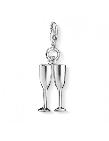 Thomas Sabo Charm Pendant "Champagne Glasses" 1288-001-12 d'Europe débarque