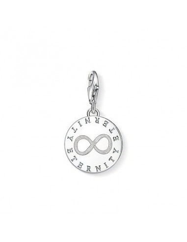 Thomas Sabo Silver Eternity Engraved Charm 1061-001-12 pas chere