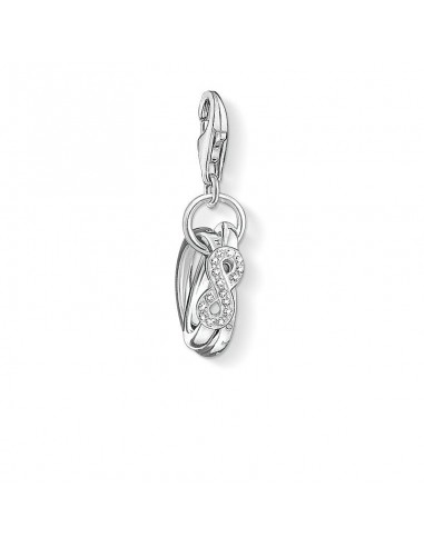 Thomas Sabo Silver Intertwined Infinity Rings Charm 1387-051-14 plus qu'un jeu 