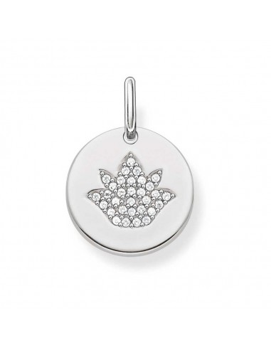 Thomas Sabo Ladies Love Bridge Silver Lotus Pendant LBPE0006-051-14 Jusqu'à 80% De Réduction