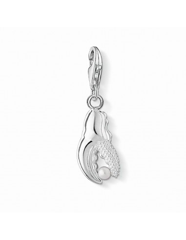 Thomas Sabo Silver and Pearl Lobster Claw Charm 1346-082-14 À commander