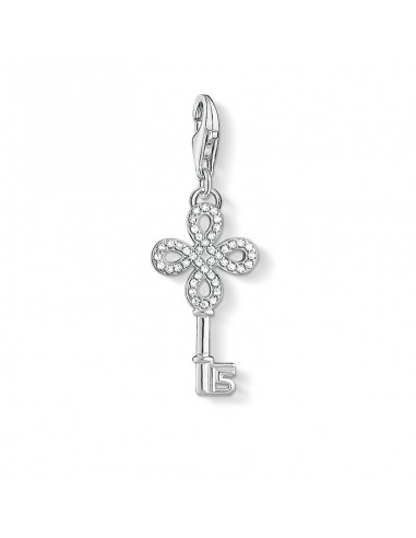 Thomas Sabo Silver Zirconia Infinity Key Charm 1360-051-14 Faites des économies