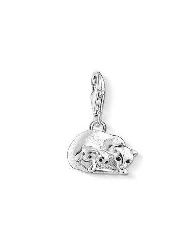 Thomas Sabo Silver Cats Charm 1335-041-11 basket pas cher