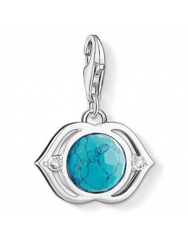 Thomas Sabo Silver Turquoise Lotus Charm 1328-060-17 l'évolution des habitudes 