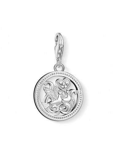 Thomas Sabo Silver Wedding Doves Charm 1304-051-14 vous aussi creer 