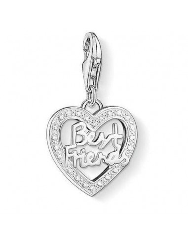 Thomas Sabo Best Friends Charm White 925 Sterling Silver/ Zirconia 1307-051-14 outlet