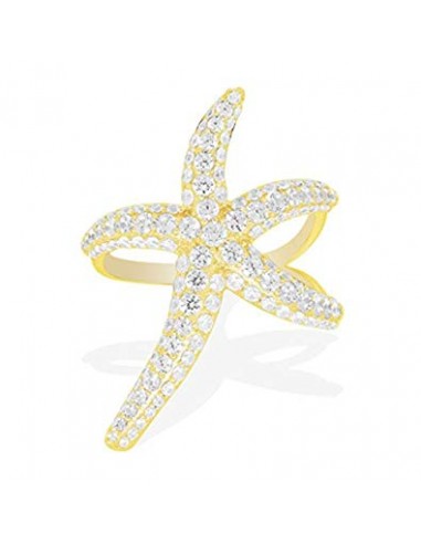 APM Yellow Silver Sea Star Ring A14809OXY en stock