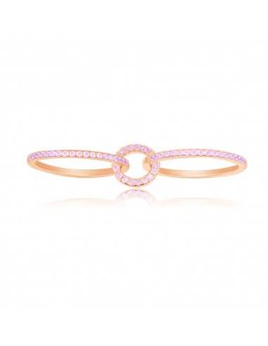 APM Pink Silver Ring R17327OR Par le système avancé 