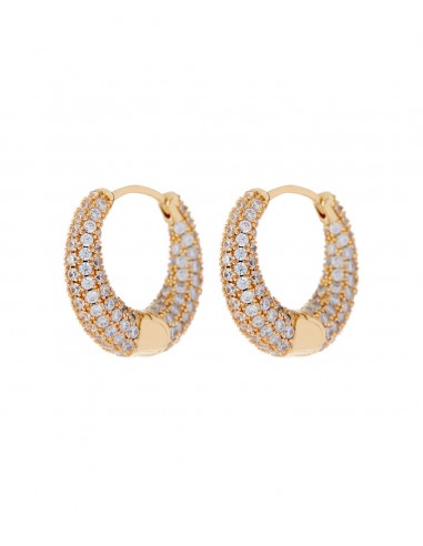 Pave Marbella Hoops- Gold Economisez 