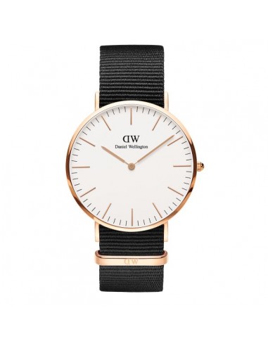 Daniel Wellington Men's DW00100257 Cornwall Black Nylon Watch de la marque