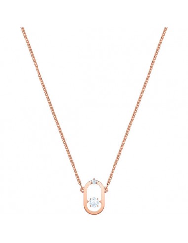 Swarovski North Necklace, White, Rose Gold Plating 5468084 solde