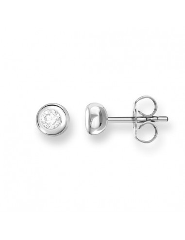 Thomas Sabo Glam And Soul Sterling Silver White Zirconia Studs H1819-051-14 prix pour 