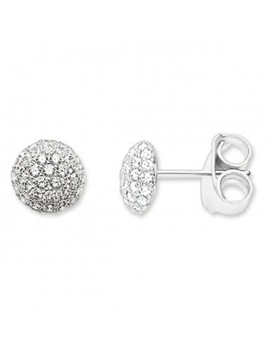 Thomas Sabo Silver Clear Cubic Zirconia Pave Dome Studs H1810-051-14 suggérées chez