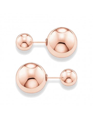 Thomas Sabo Rose Gold Plated Double Stud Earrings H1912-415-12 shop