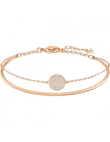 Swarovski Ginger Bangle, White, Rose Gold Plating 5274892 Toutes les collections ici