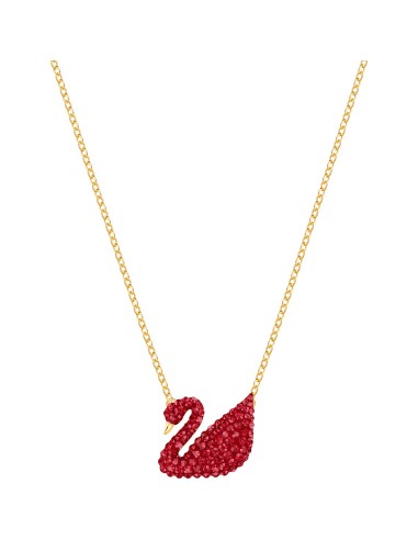 Swarovski Iconic Swan Pendant, Red, Gold-tone Plated 5465400 Toutes les collections ici