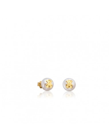 Tous Gold TOUS Bear Earrings with Pearl 511000795 de votre