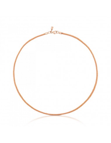 Tous Rose Vermeil Silver TOUS Choker and pink Cord 711902590 Les êtres humains sont 