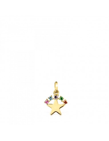 Tous Gold Real Sisy star Pendant with Gemstones 812454030 pour bénéficier 