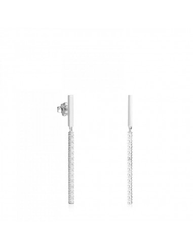 Tous Long Straight bar Earrings in Silver 912723570 online