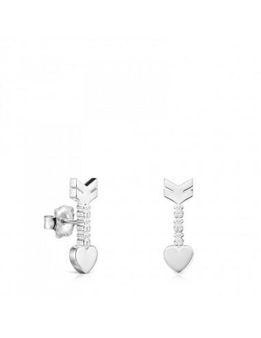 Tous Silver San Valentín arrow Earrings 915303510 basket pas cher