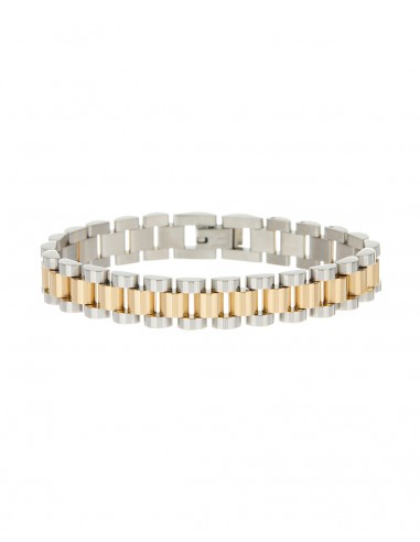 Two-toned Timepiece Bracelet pas chere