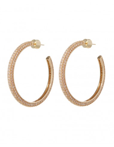 Pave Josephine Hoops- Gold Jusqu'à 80% De Réduction