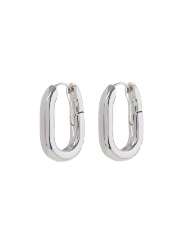 XL Chain Link Hoops- Silver (Ships Mid December) en ligne des produits 