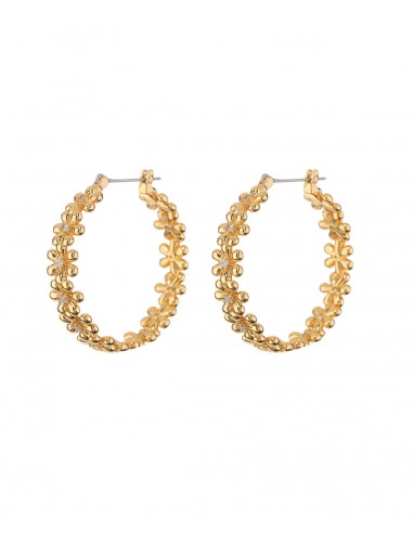 Daisy Chain Hoops- Gold online